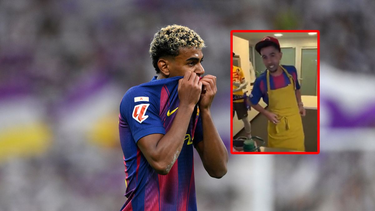 Getty Images / David Ramos / X / elchiringuitotv / Na zdjęciu: Lamine Yamal i jego ojciec