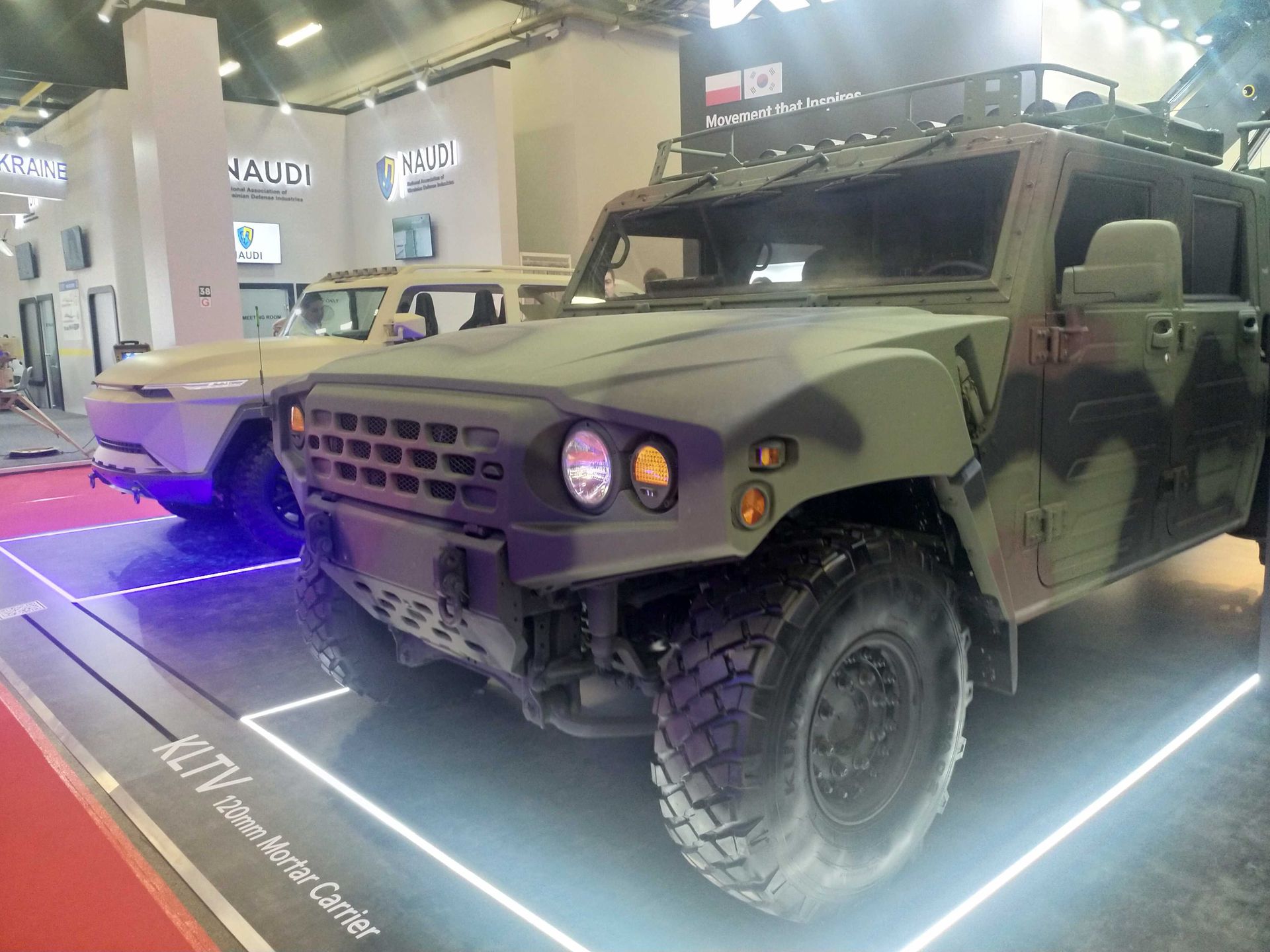 Jeden z lekkich pojazdów rozpoznawczych 4x4 od KIA.
