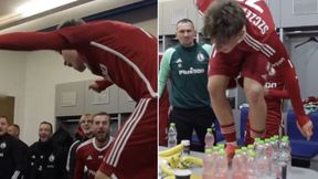 Wszedł na stół i się zaczęło. Sceny w szatni Legii