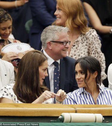 Księżna Kate i Meghan Markle na Wimbledonie (2018)