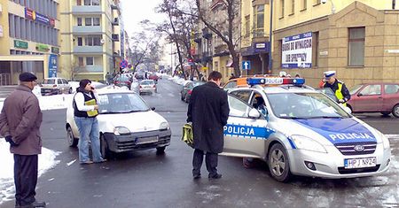 Wypadek na skrzyżowaniu