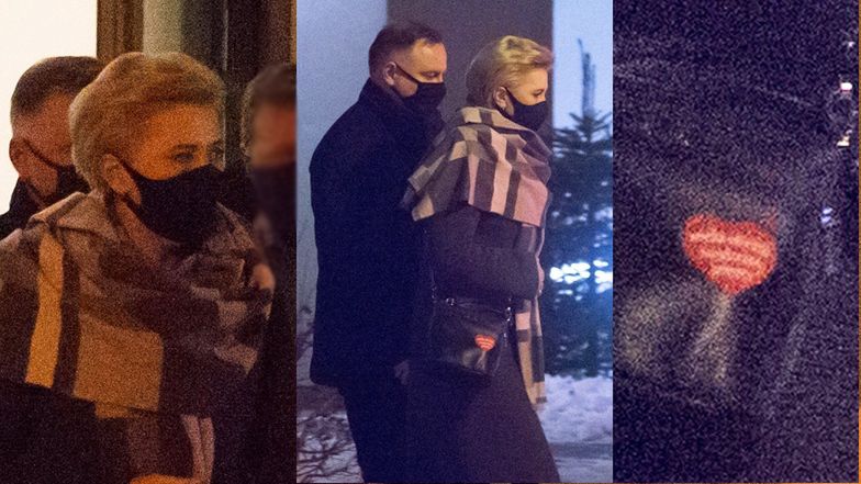 Andrzej Duda i Agata Kornhauser-Duda w Krakowie