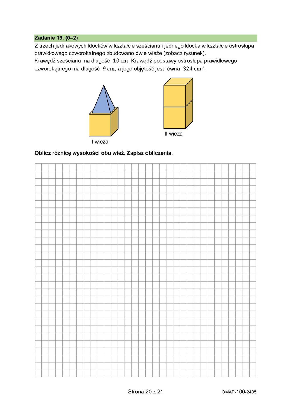 Egzamin ósmoklasisty z matematyki