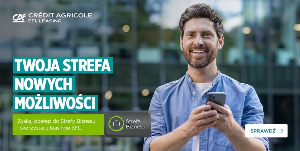 Co piąty użytkownik oferowanej przez Credit Agricole Bank Polska i Grupę EFL Stref