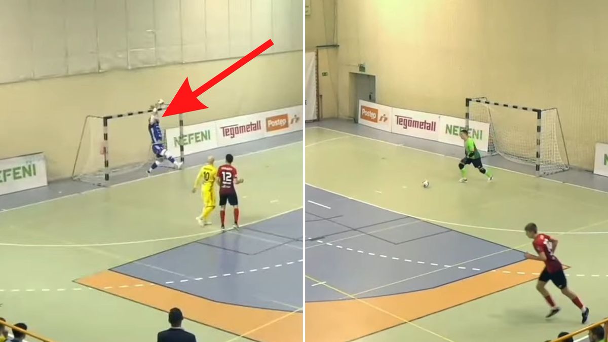 Zdjęcie okładkowe artykułu: YouTube / Futsal Ekstraklasa / Kuriozalny gol w Fogo Futsal Ekstraklasie
