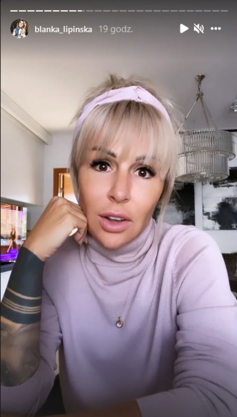 Blanka Lipińska odpowiada na krytykę swojej diety