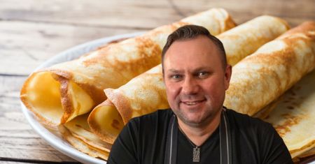 Tomasz Strzelczyk dodaje do naleśników jeden składnik. Wychodzą puszyste jak chmurka