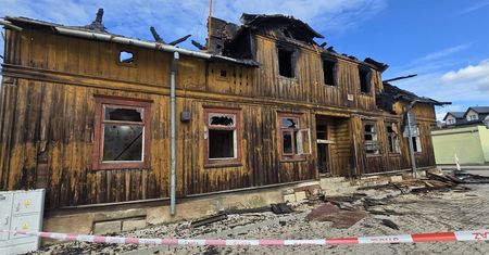 Pustostan stanął w ogniu. 31-letni mieszkaniec Sierpca z zarzutem