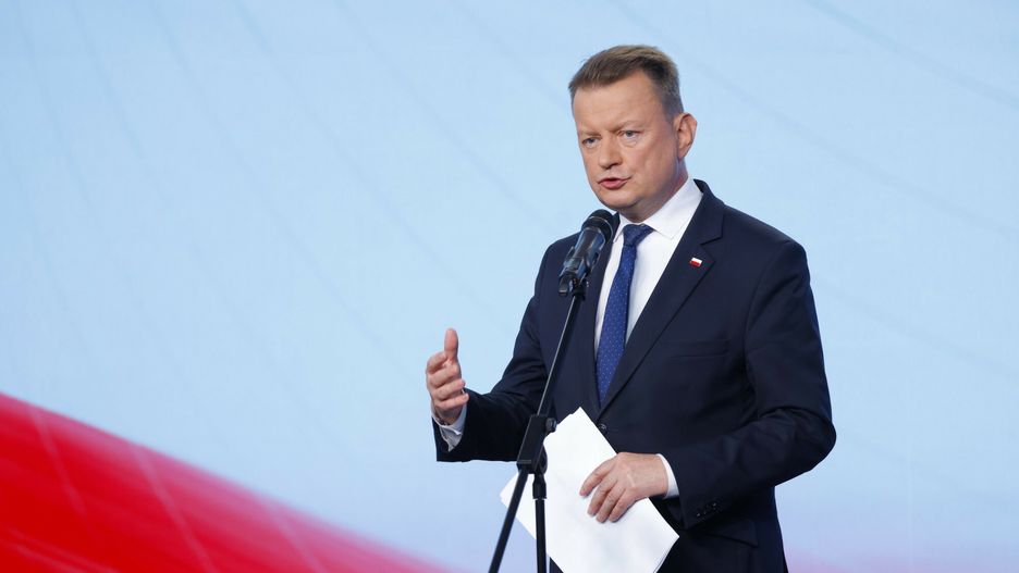 Konferencja prasowa Jaros?awa Kaczy?skiego
30.07.2024. Warszawa. Konferencja Jaroslawa Kaczynskiego. Fot. Filip Naumienko/REPORTER 
n/z: Mariusz Blaszczak
Filip Naumienko/REPORTER