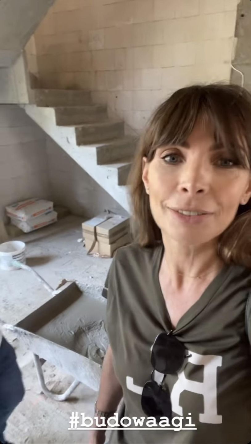 Agnieszka Dygant relacjonuje budowę swojego domu