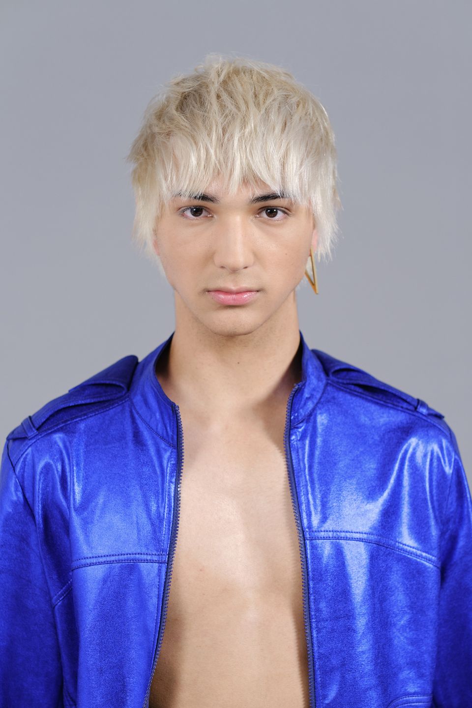 Krystian Embradora z Top Model po metamorfozie