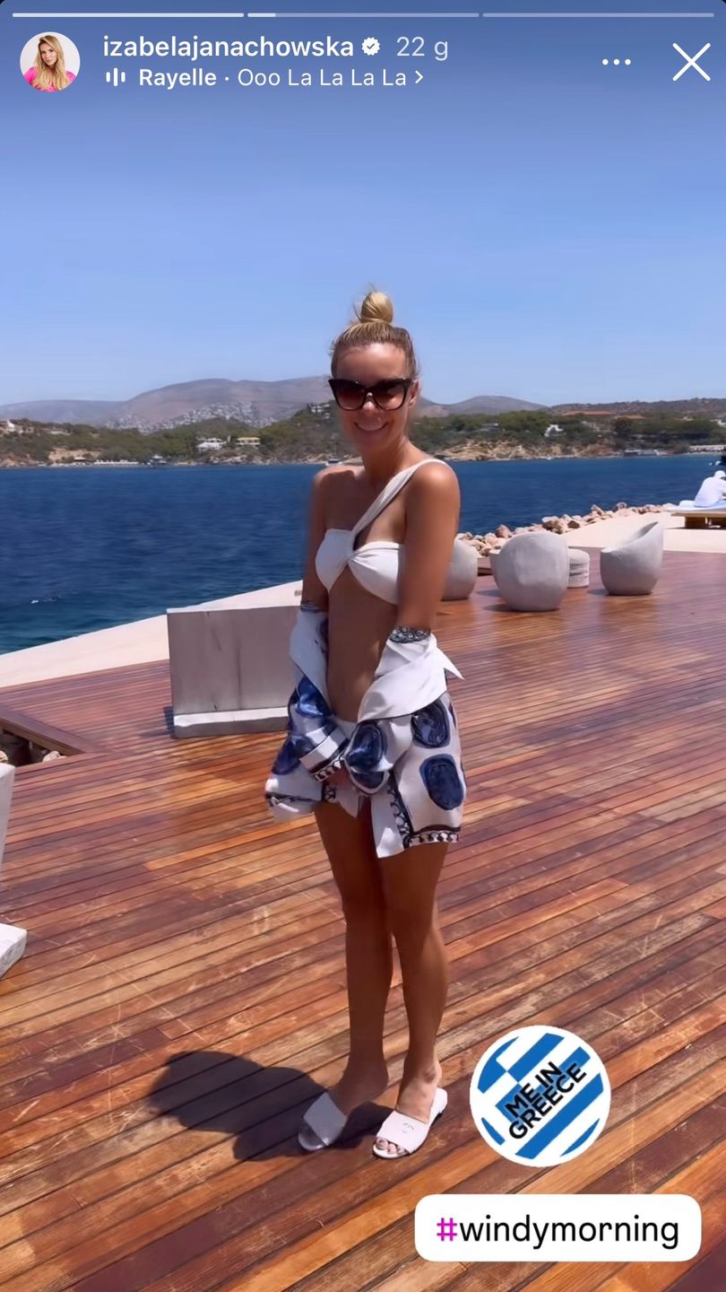 Izabela Janachowska w nietypowym bikini 