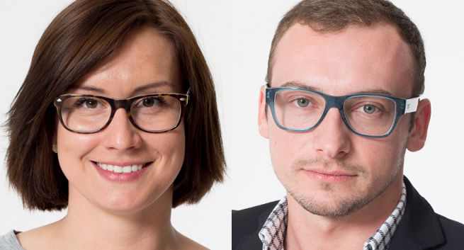 Maria Łukasik i Sebastian Sitowski w Isobar Polska