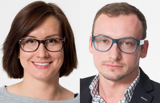 Maria Łukasik i Sebastian Sitowski w Isobar Polska
