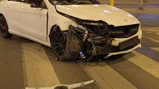 Zderzenie Peugeota i Mercedesa w Lublinie. Nie działała sygnalizacja