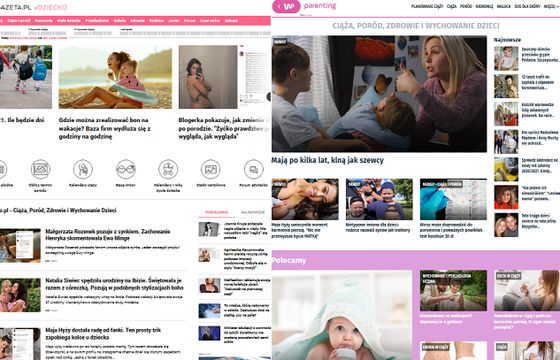 Parenting.pl na czele serwisów dla rodziców. Miastodzieci.pl i Mjakmama24.pl z dużymi wzrostami (TOP10)