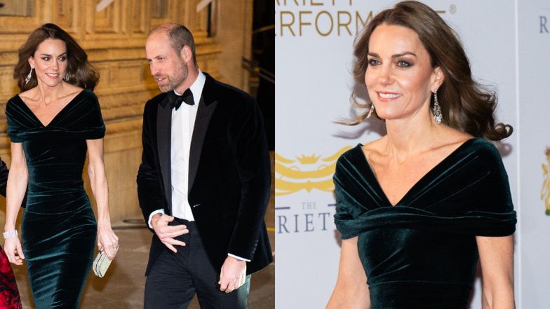 William i Kate zmierzają na Royal Variety Performance