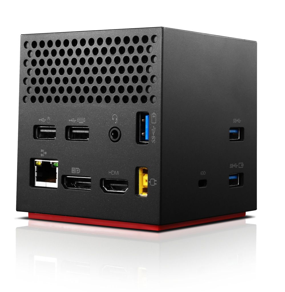 Dodatkowe złącza stacji dokującej Lenovo (źródło: Lenovo.com)