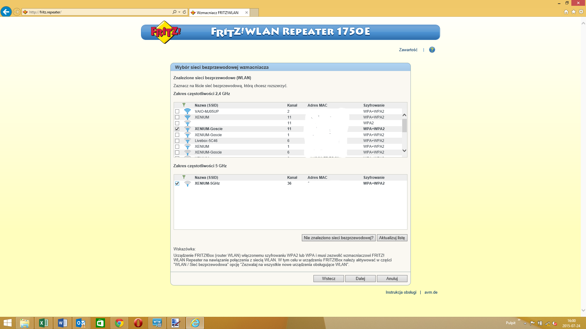 AVM Fritz! WLAN Repeater 1750E – test wzmacniacza Wi-Fi ac1300 4