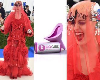 Katy Perry na gali MET musiała korzystać z... LEJKA do oddawania moczu!