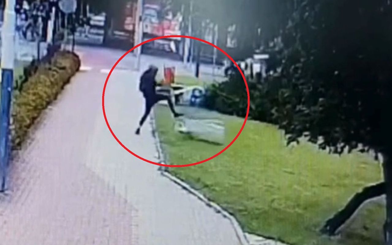 42-latek bawił się karatekę. Oburzające sceny w Pabianicach