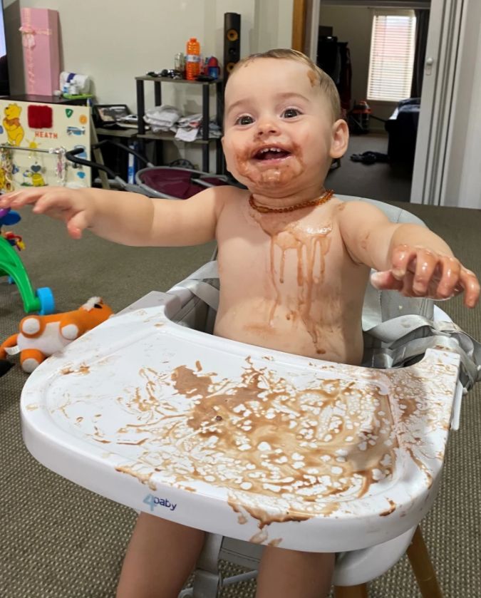 Heath był pogodnym i ciekawskim maluchem