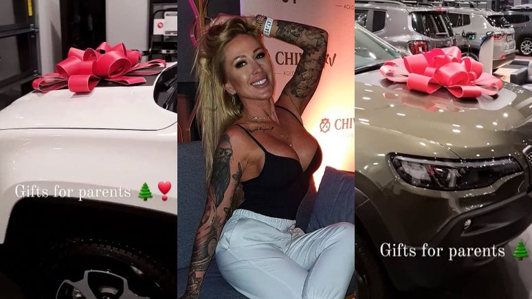 Sylwia Peretti kupiła rodzicom luksusowe samochody