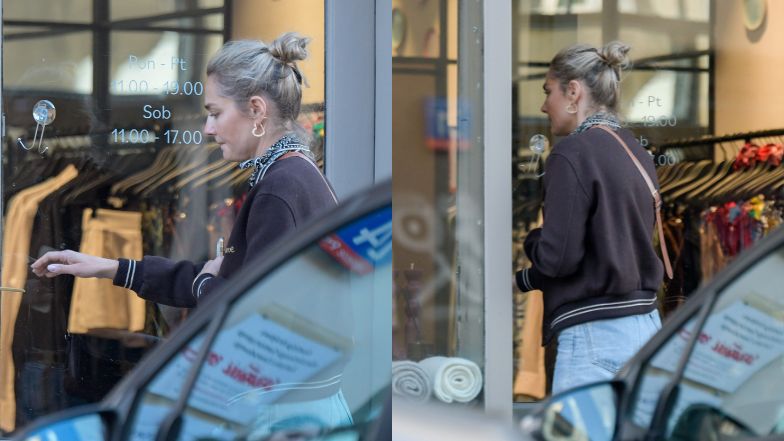 Małgorzata Socha na zakupach