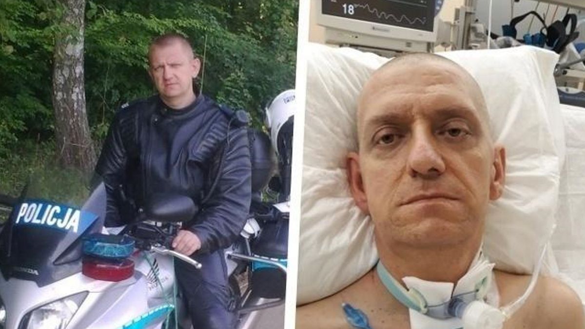 Trwa zbiórka dla policjanta, który w trakcie służby uległ poważnemu wypadkowi drogowemu.  