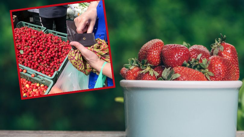 Poszedł na bazar i przeżył szok. Tyle zapłacił za polskie truskawki