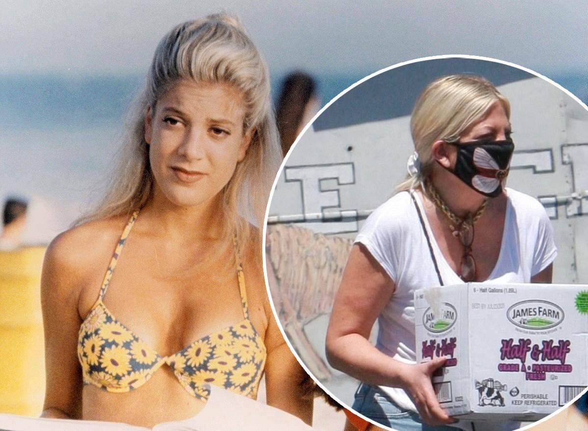 Tori Spelling bardzo się zmieniła. Po szczuplutkiej dziewczynie nie ma już śladu