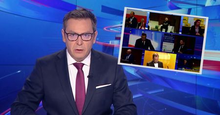 To jest jakiś kompletny dramat. Adamczykowi puściły w "Wiadomościach" wszelkie hamulce