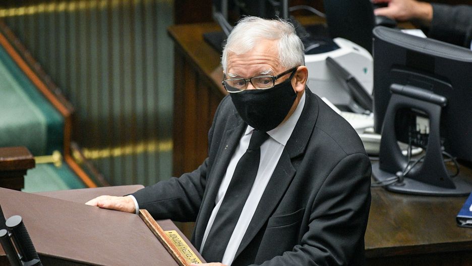 Sejm. Jarosław Kaczyński opuścił salę posiedzeń / foto ilustracyjne