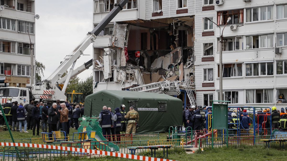 W bloku mieszkalnym doszło do wielkiego wybuchu