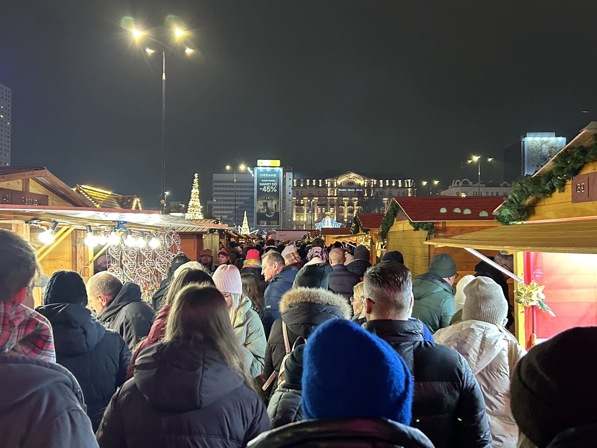 W tłumie ciężko było cieszyć się atmosferą jarmarku 