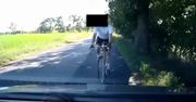 Rowerzysta jechał wprost na samochód. "Jakbym nie wyhamował, to byś mnie zabił"