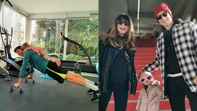 Robert Lewandowski, Anna Lewandowska, Klara Lewandowska