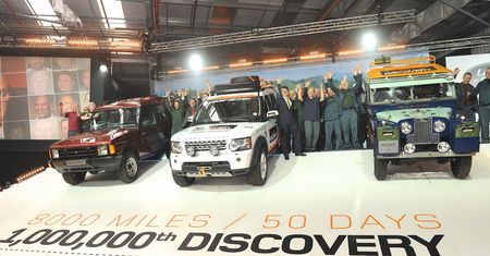 Milionowy egzemplarz Land Rovera Discovery zjechał z taśmy!