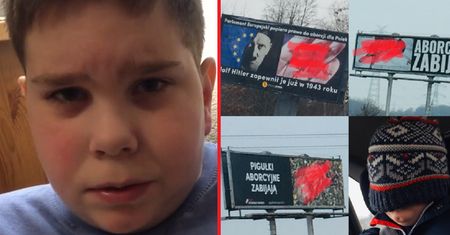 Chłopiec z niepełnosprawnością zmaga się z traumą wywołaną przez antyaborcyjny plakat. Fundacja pro-life zapłaciła śmieszną karę