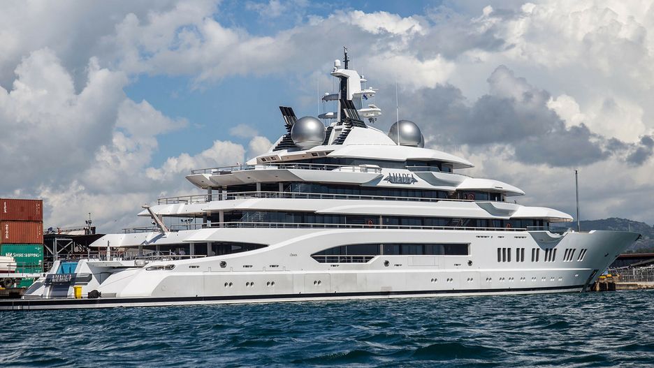 Superjacht Amadea należący do rosyjskiego oligarchy 