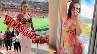 Miss Euro 2016 wróciła na trybuny. Zamieszcza ODWAŻNE zdjęcia z meczów (FOTO)