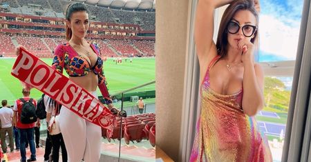 Miss Euro 2016 wróciła na trybuny. Zamieszcza ODWAŻNE zdjęcia z meczów (FOTO)