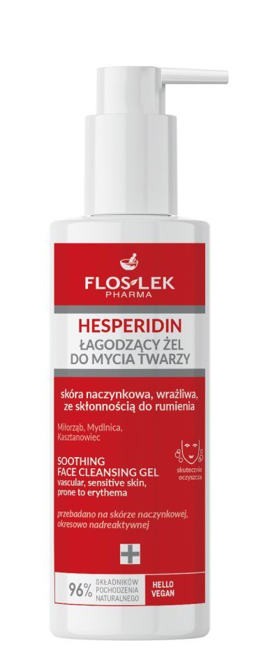 FLOSLEK_PHARMA_HESPERIDIN_Łagodzący żel do mycia twarzy
