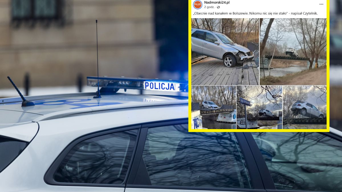 Zaskakujące sceny w Bolszewie. Pojazd był pusty