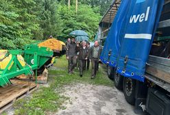 Przez lata służyły leśnikom, teraz będą pracować w Ukrainie. Samochody, drony i inny sprzęt przekazany na wschód.