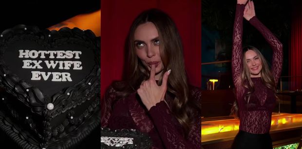 Marcela Leszczak baluje na IMPREZIE ROZWODOWEJ: czarny tort z wymownym napisem, sushi i wianuszek przyjaciółek... (ZDJĘCIA)