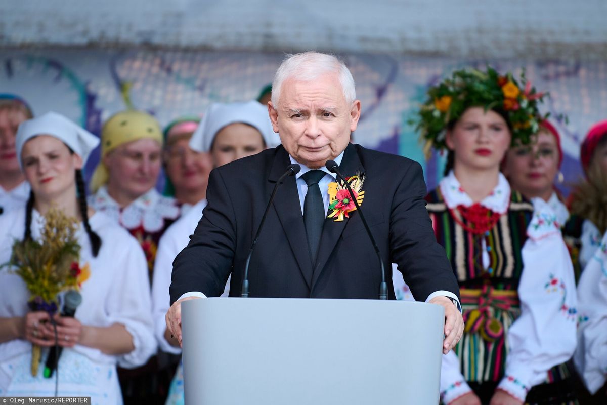 Dożynki z udziałem Jarosława Kaczyńskiego
FOT: Oleg Marusic/REPORTER