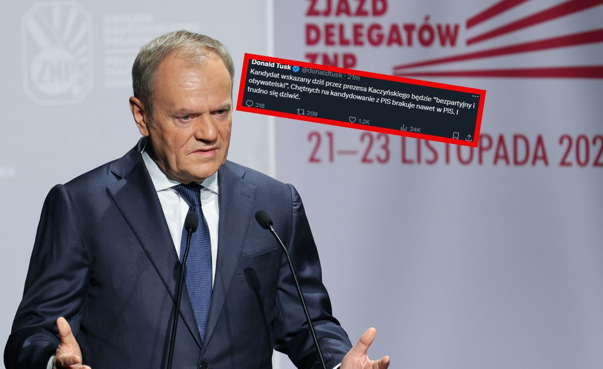 Tusk wbija szpilę PiS