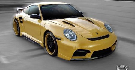 Wściekłe Porsche 911 Turbo od Misha Design