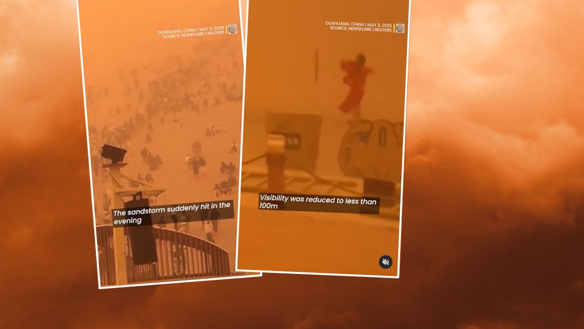 Widoczność spadła maksymalnie, turyści byli przerażeni